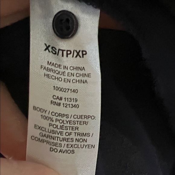 Dynamite Dark Blue Button-Up with Light Trim - Picture 5 of 5